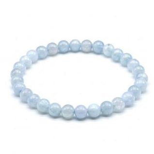 Pulsera 6mm Aguamarina